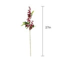 thumbnail image 2 of Set of 3 Christmas Berry Artificial Flower Stems in Multiple Colors, 27 Inches Tall, 2 of 3