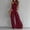 (Fashion 31)Red, variant on Womens Backless Jumpsuits Sleeveless Halter Ruched Waist Wide Leg Jumpsuits Summer Vacation Trendy One Piece Jumpsuit for Women