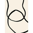 thumbnail image 3 of Artographie Studio 18x24 Black Modern Framed Museum Art Print Titled - Black Lines 04, 3 of 5