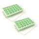 thumbnail image 1 of Bandeja de hielo de silicona de 2 piezas - cubierta de pp verde hierba de 24 rejillas Ormromra CPB-US-WZY11-1, 1 of 5