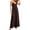 Coffee Dress, variant on Miluxas Women's Sleeveless Slip Maxi Dress Spaghetti Strap V Neck A Line Loose Flowy Long Dress Lightweight Lounge Dress for Summer Beach Vacation Yellow