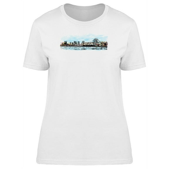 Tokyo City Bridge, Japan T-Shirt Women -Image by Shutterstock, Female Medium