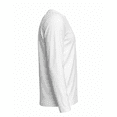 thumbnail image 3 of Playera George para Hombre Cuello Redondo Manga Larga Blanco Talla EEG, 3 of 4