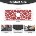 Hearts Faucet Mat for Kitchen Sink, Absorbent Fast Drying Kitchen Sink