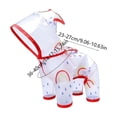 thumbnail image 3 of EGNMCR Four Legged Waterproof Ample Coverage Raincoat For Dogs Suitable For Small To Medium Sized Pet In Rainy Or Snowys Weather Polyester pets raincoat, 3 of 6