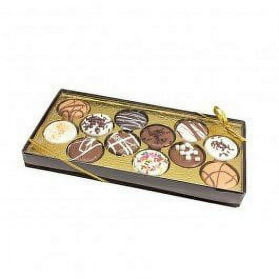 Assorted Chocolate/Peanut Butter Covered Oreos - 12 count