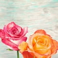 thumbnail image 3 of Jenny, Thomlinson 20x20 Black Modern Framed Museum Art Print Titled - Funky Roses II, 3 of 5