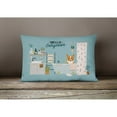 thumbnail image 4 of Carolines Treasures CK7522PW1216 Corgi in Bathtub Canvas Fabric Decorative Pillow 12H x16W multicolor, 4 of 4