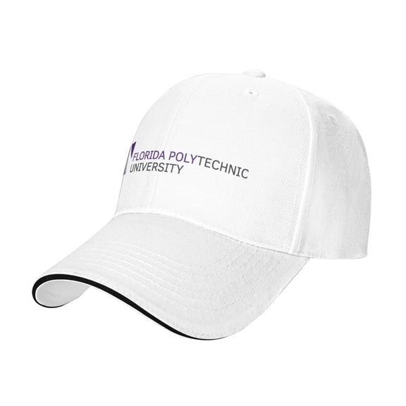 Florida Polytechnic University Logo Casual Sandwich Baseball Cap Adjustable For Men For Women
