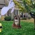 thumbnail image 3 of Halloween Garden Tombstone Sign - Outdoor Yard Decoration - Holiday Cemetery Style Prop For Seasonal Atmosphere, 3 of 7