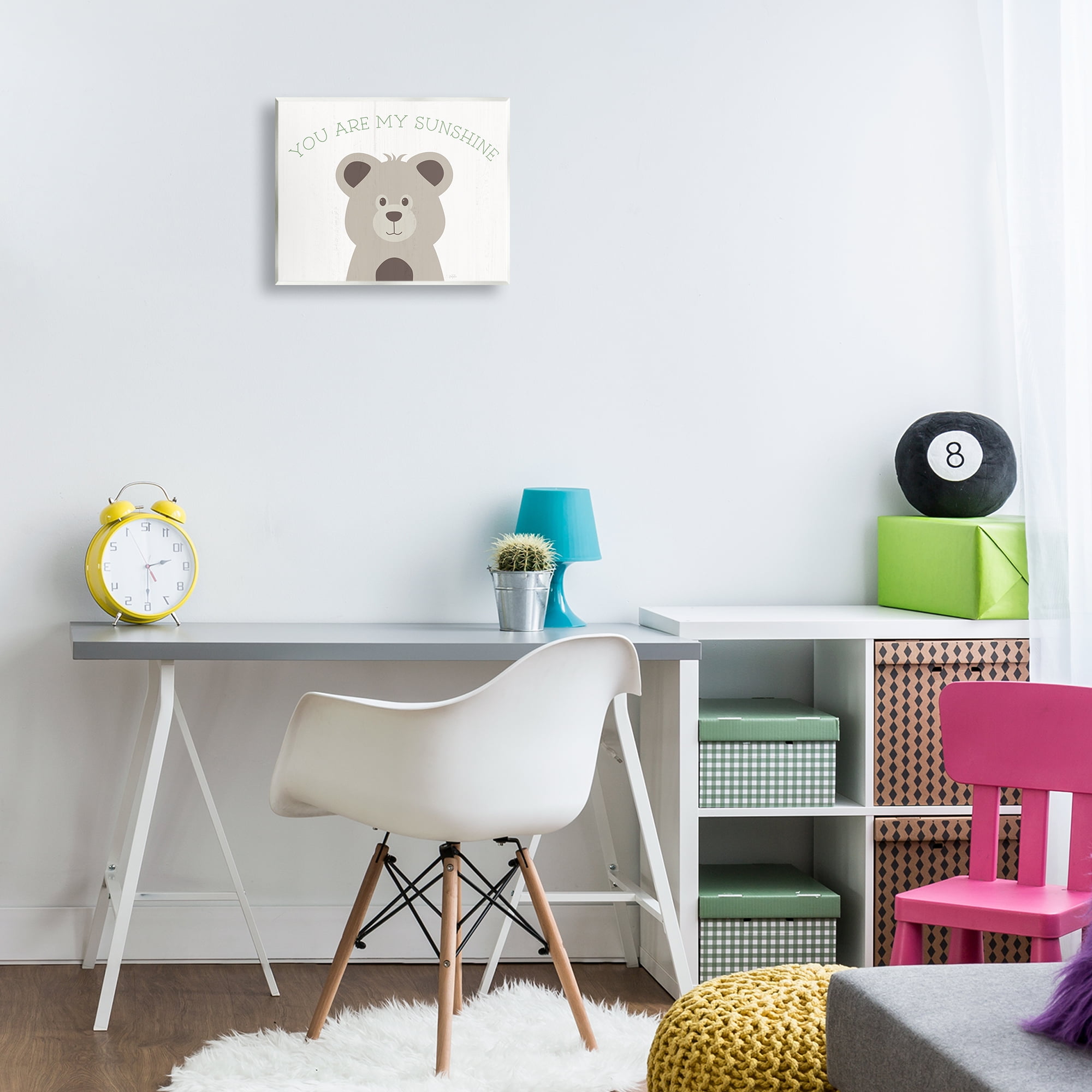 Stupell Industries My Sunshine Smiling Bear Animals Painting Unframed Art Print Wall Art, 14 x 11