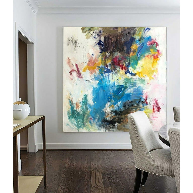 Abstract Canvas Painting, Modern Paintings for Living Room, Hand Paint