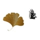 thumbnail image 1 of Conjunto de esculturas de ginkgo, arte de pared de hierro forjado, decoración colgante, estatua de cámara, modelo de figura de resina coleccionable, c, 1 of 8