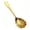 Gold, variant on Blarkrus Serving Spoon Hammered Shell, Heavy Duty Sturdy Construction, for Restaurant Hotel Kitchen Dining Setup and Daily, Silver