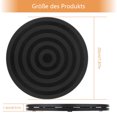 thumbnail image 2 of de 2 tocadiscos plato giratorio universal Plato giratorio redondo de 360° con rodamientos de bolas de acero, plataforma giratoria de 20 cm para portátiles, monitor, TV, altavoces, manualidades,, 2 of 6