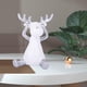 thumbnail image 4 of Estatua de ciervo Zulema Estatua Moderna Animal Oro, 4 of 5