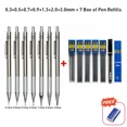 thumbnail image 1 of 0.3 0.5 0.7 0.9 1.3 2.0 3.0mm Full Metal Mechanical Pencil Sketch Art Drawing Painting Propelling Pencil Office School Supply, 1 of 7