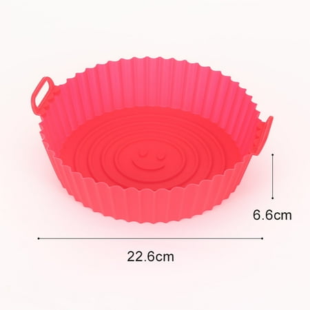 

Air Fryer Tray Silicone Baking Pan Non-stick Oleophobic Ca Bread Toast Mousse Muffin Mold Oven Wings & Chips Tray Baware