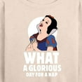 thumbnail image 3 of Disney Princess - Snow White Nap - Women's Lightweight French Terry Long Sleeve Shirt, 3 of 5