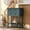 Antique Blue, variant on Slim Antique Entry Console Table with Drawers & Bottom Open Shelf, Solid Wood Sofa Couch Table for Entryway Hallway Living Room (Gray Wash)