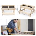 thumbnail image 3 of Comedero para gallinas CHTSJQW, mesa de picnic de madera grande, 3 of 6