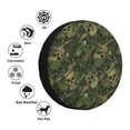 thumbnail image 4 of Easygdp Green Camouflage Skull Wheel Cover,Spare Tire Cover,4-17in Spare Tire Cover Universal Fit for Trailer, Car, Truck, SUV, Jeep-15 inch, 4 of 6