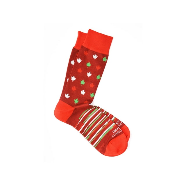 Canadian Solidarity | Maple Leaf | Premium Mercerized | Salams Socks