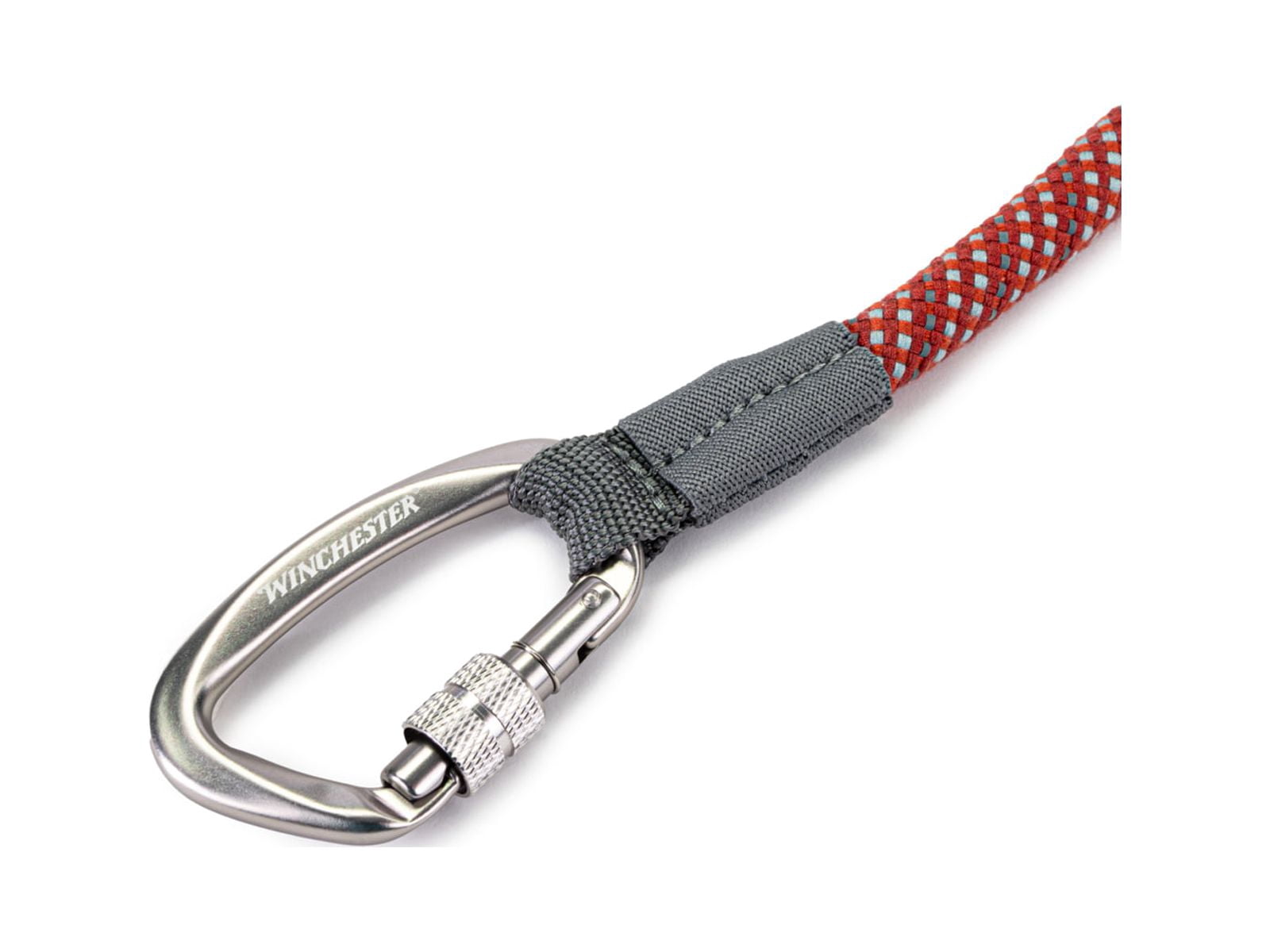 Winchester Pet Deluxe Rope Leash 6-Foot, Ketchup, 6 foot