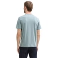 thumbnail image 4 of TOM TAILOR Camiseta para hombre - camiseta estampada, cuello redondo, corte recto, algodón Verde menta 2XL (XX-Large), 4 of 6