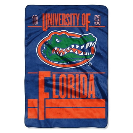 Florida Gators Football Anti Pill Fleece Blanket With Crochet