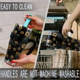 thumbnail image 2 of 40 Oz Tumbler with Handle and Silicone Straws,Coffee Insulated Tumbler with Handle,40 Oz Cute Black Sunflower Water Bottles,Travel Mug with Handle, 2 of 6