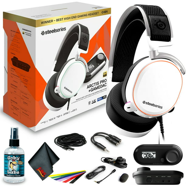 Steelseries Arctis Pro Gamedac Wired Gaming Headset Dedicated Dac Bundle Walmart Com Walmart Com