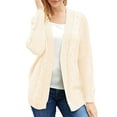 thumbnail image 1 of Cardigan Ouvert à Manches Longues en Tricot Épais pour Femmes, 1 of 3