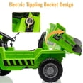 thumbnail image 3 of Yeshouse 12V Electric Ride-on Construction Truck, 12V Kids Ride on Dump Truck with Remote Control,4WD Electric Construction Vehicle, 3 of 8