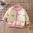 thumbnail image 2 of zuwimk Baby Clothes Toddler Girls Cardigans Hollow out Knitted Sweater Button down Open Front Outwear(5-6 Years,Light Pink), 2 of 5