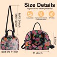 thumbnail image 6 of Insulated Lunch Bags for Women Men with Adjustable Shoulder Strap,AILKIN Large Lunch Box Tote Leakproof Cooler Reusable Thermal Lunch Bags for Women,Adults,School,Work,Office,Picnic, 6 of 8