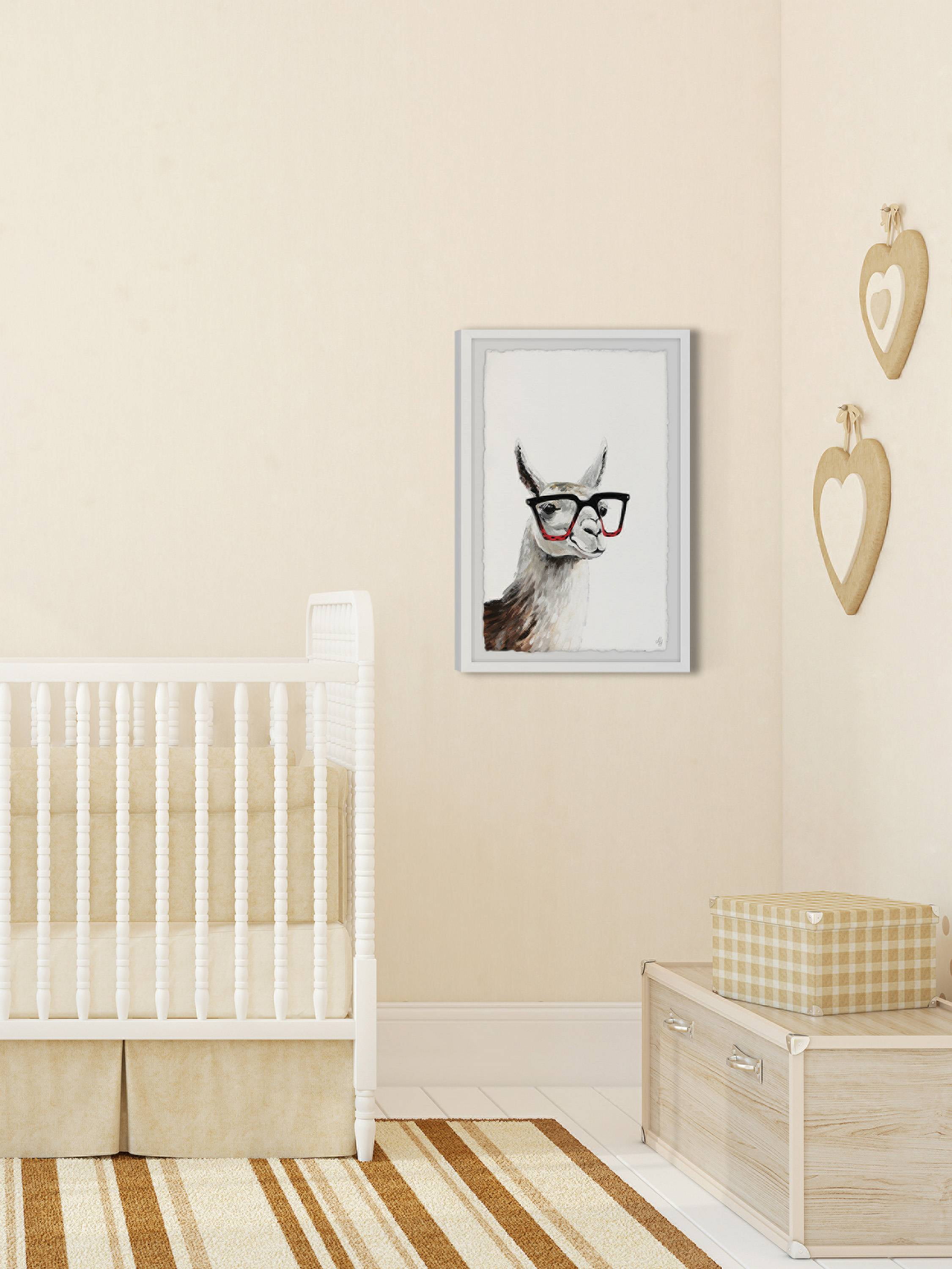 Marmont Hill Smart Llama II Framed Wall Art