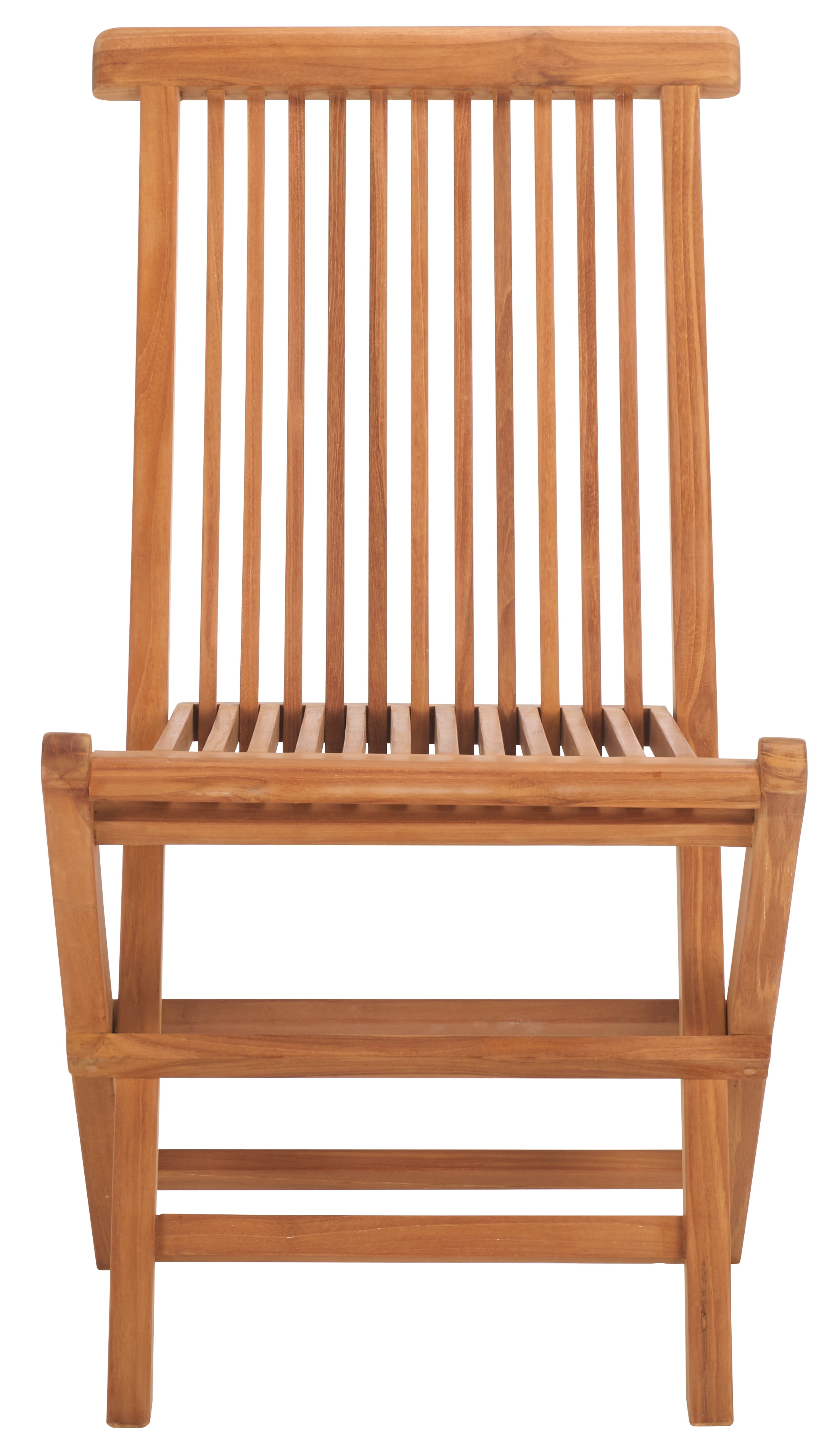 Safavieh Holly Outdoor Teak Wood Folding Chair - Set of 2, Natural