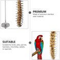 thumbnail image 3 of SKISUNO 2Ud Parrot Fruit Holder Made of Rust-Resistant Stainless Steel for Birds, 3 of 5