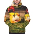 thumbnail image 5 of Lsque Pikmin Pattern Casual Men's Hoodie,Hooded Sweatshirt with Kangaroo Pocket,Pullover Hoodie-Large, 5 of 8