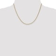 thumbnail image 2 of Solid 14k Yellow Gold 1.8mm Flat Wheat Chain Necklace - with Secure Lobster Lock Clasp 18", 2 of 6