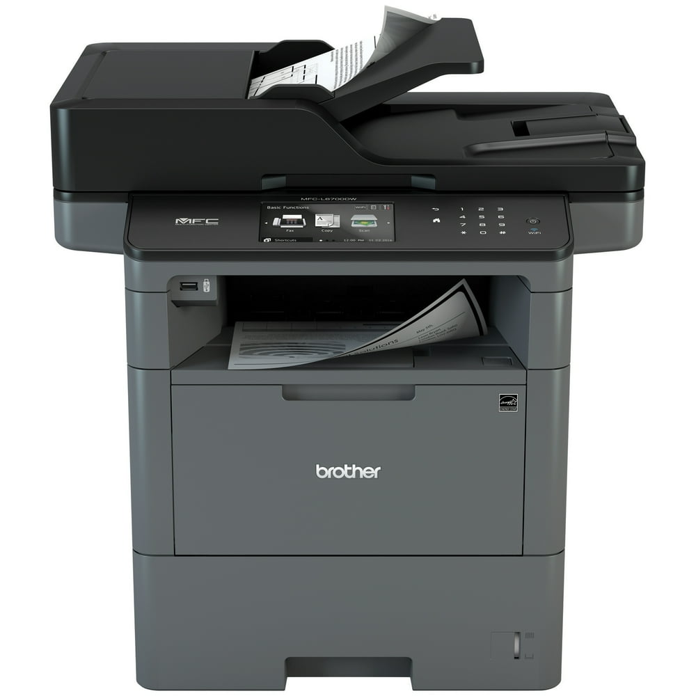 Brother Monochrome Laser Multifunction AllInOne Printer, MFCL6700DW