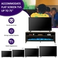 thumbnail image 6 of Merluxy 65" Glass Fireplace TV Stand for TVs up to 75", Grey, 6 of 8