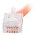 UPC: 0757120245025 | C2G Cat5e Non-Booted Unshielded (UTP) Network Crossover Patch Cable – crossover cable – 5 ft – orange