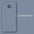thumbnail image 1 of New Liquid Silicone Phone Case For Xiaomi Redmi Note 9 pro note9 9s Original Luxury Camera Protector Soft Back Cover Coque JK Lavender grey redmi note 9 pro, 1 of 6