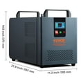 thumbnail image 2 of VEVOR Industrial Water Chiller, KH-6000, 200W Industrial Water Cooler Cooling System with Compressor 12 L Water Tank Capacity 7.8 L/Min Max Flow Rate, for CO2 Laser Engraving Machine Cooling Machine, 2 of 9