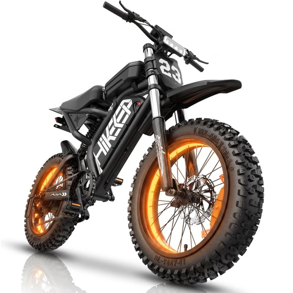 HiKeep 20" Fat Tire Electric Bike for Adults, 1500W Motor 3000W Peak, 48V 40Ah Removable Battery, UL2849 Certified Ebike, Full Suspension
