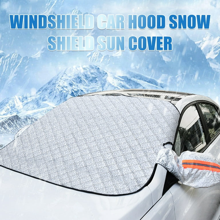 Magnetic Car Windshield Snow Cover with Side Mirror Covers for Ice Sno –  SEAMETAL