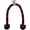 Red&Black, variant on 27 Inch Tricep Rope Cable Attachment Heavy Duty Nylon Braided Gym Rope for Cable Machine LAT Pull Down Face Pulls Tricep Pushdowns Premium Fitness Accessories for Home Gym