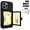 Black, variant on Allytech for iPhone 14 Plus Case - Shockproof Wallet Case with Credit Card Holder & Hidden Mirror, All-Round Protection Shockproof Phone Cover Designed for iPhone 14 Plus, Purple
